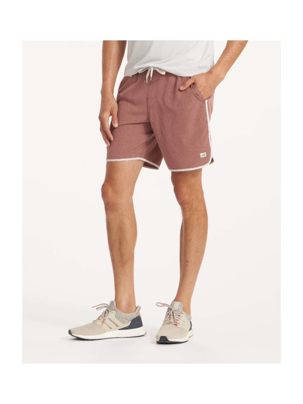 Vuori Terracotta Banks 7.5" Unlined Hybrid Athletic Swim Shorts Size XL
